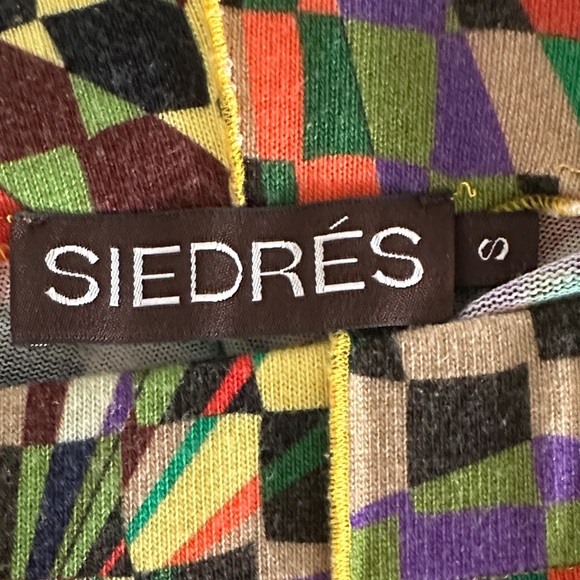 SIEDRES Geometric Pattern Pants - Picture 2 of 3